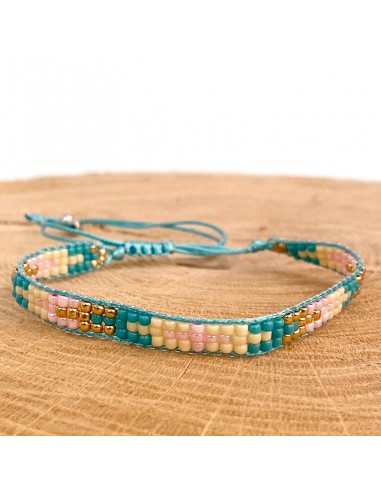 Miyuki fine beads bracelet cross pattern