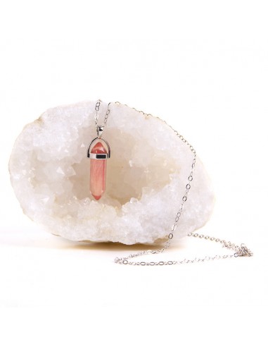 Pendant - Pink Tourmaline stone necklace