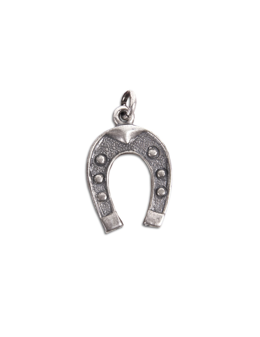  925 Sterling Silver Lucky Horseshoe Pendant Necklace