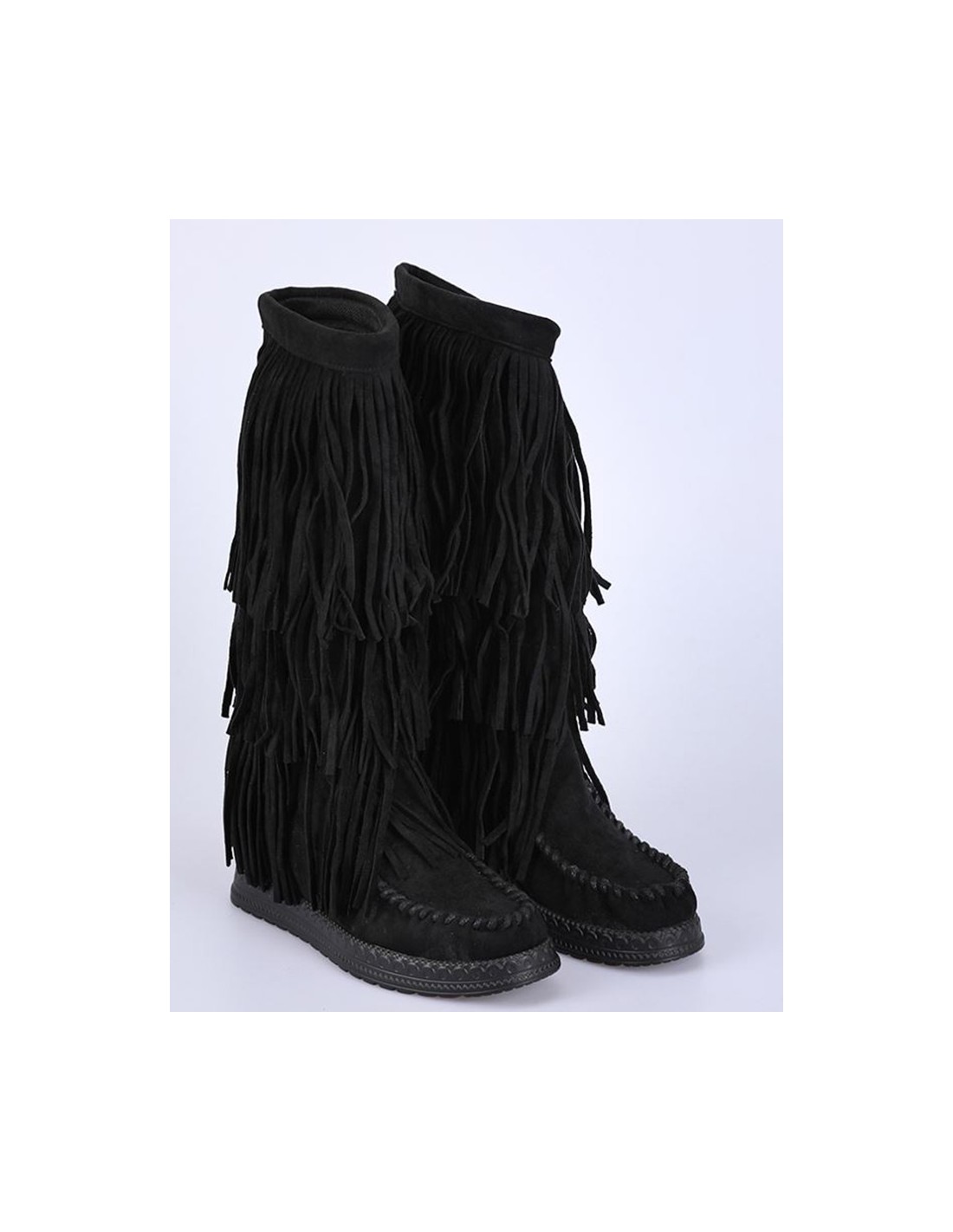 Uitrusten Allergisch Uluru Minnetonka fringe boots - black