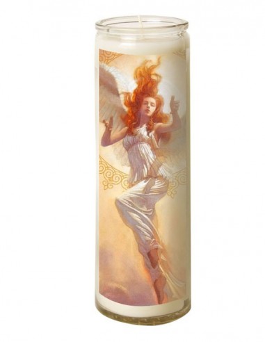 Candle 7 days in glass Angel - sunshine