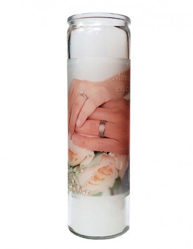 7 Day Wedding Glass Candle - Past Time